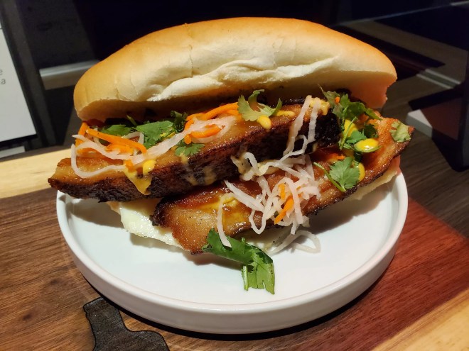 a banh mi sandwich