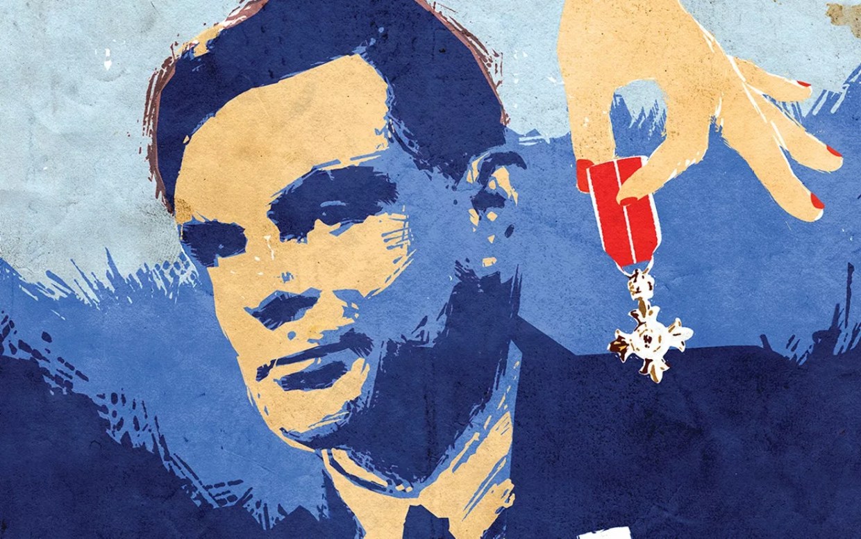 illustration of man, alan Turing