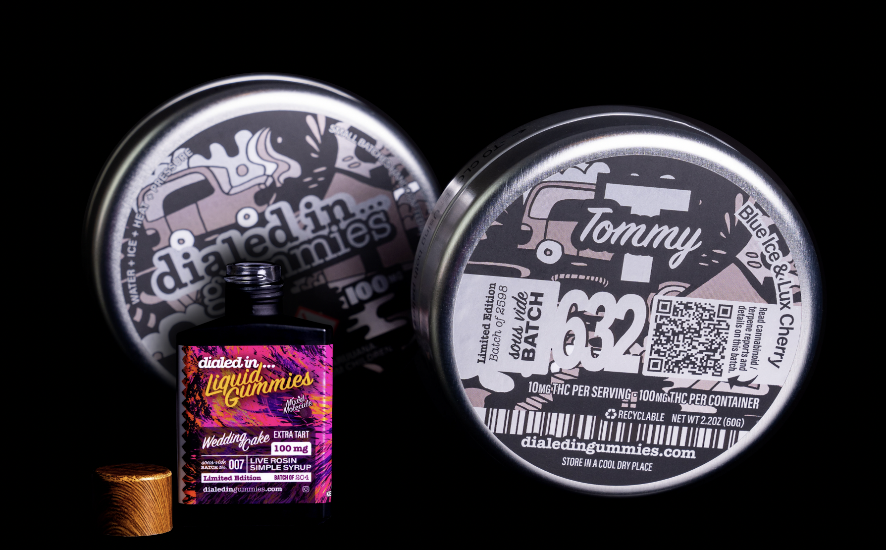 Dialed In rosin edibles