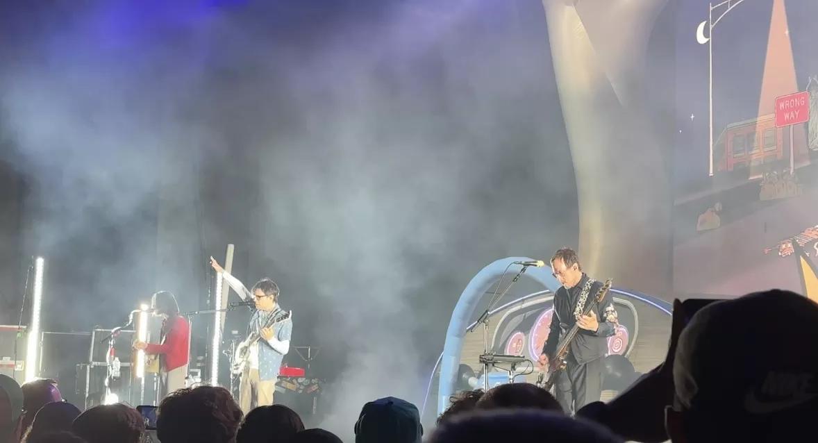 musicians on stage