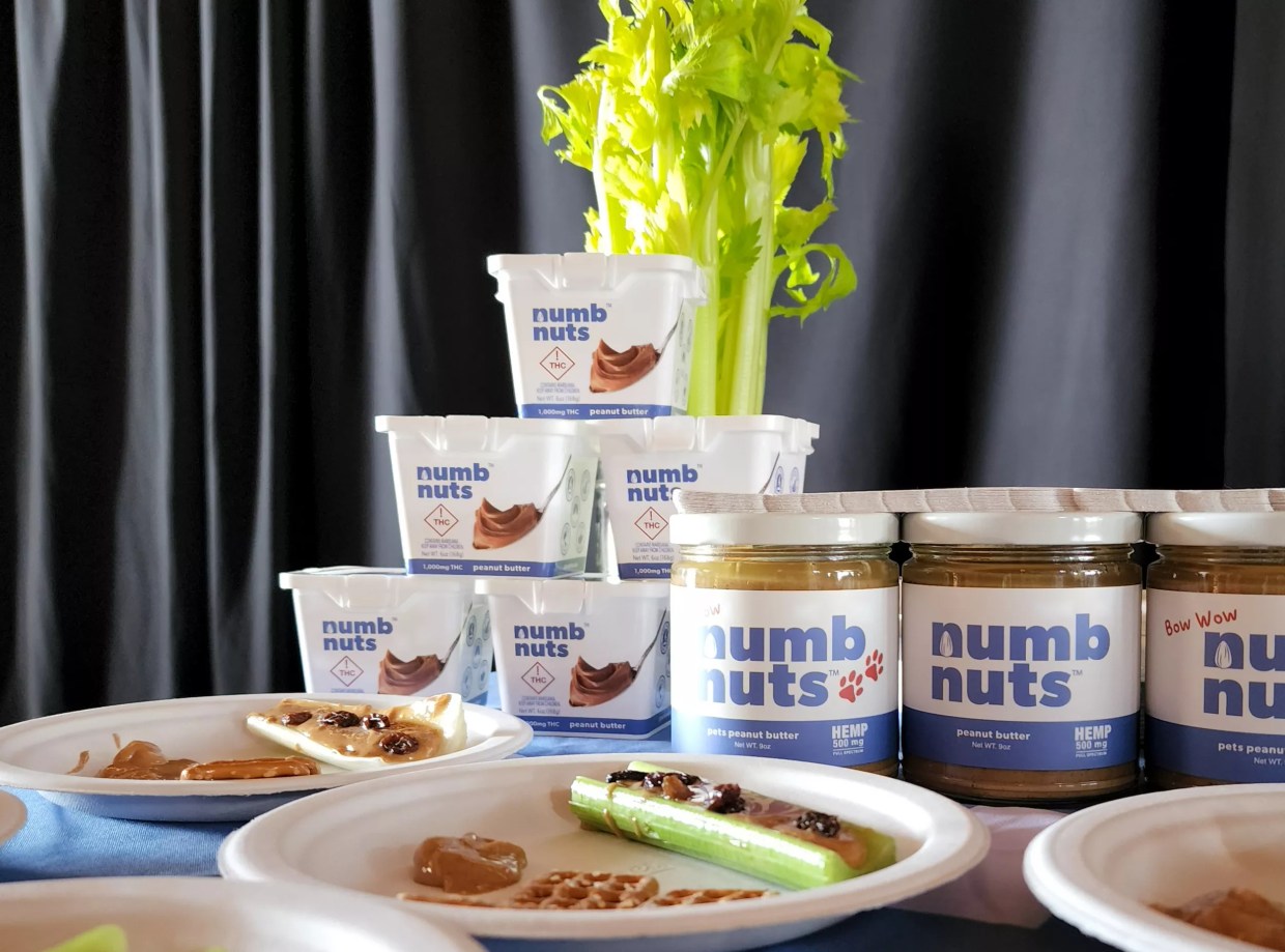 CBD and THC peanut butter by Numb Nuts