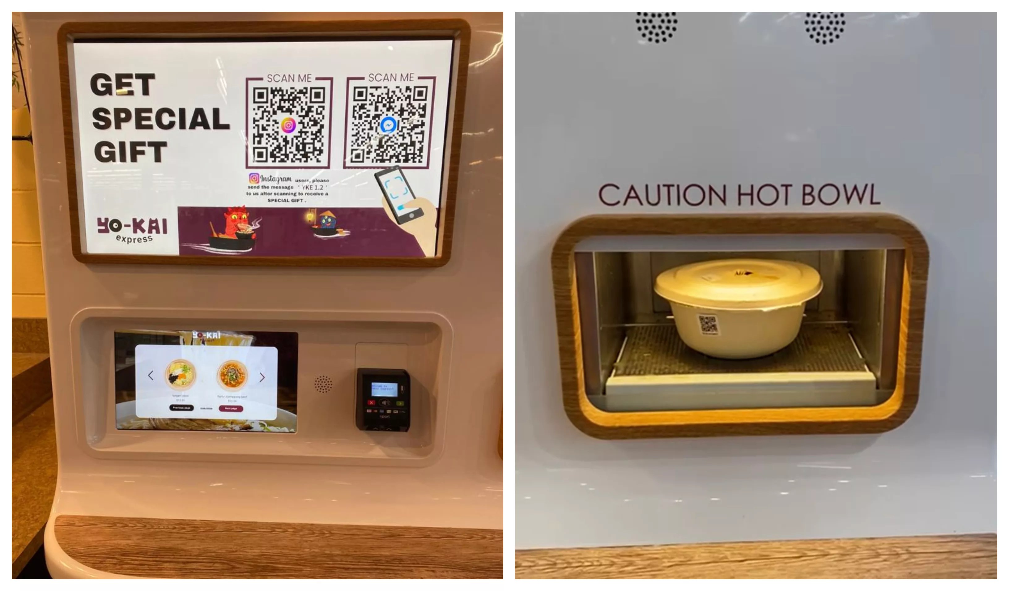 a soup vending machine