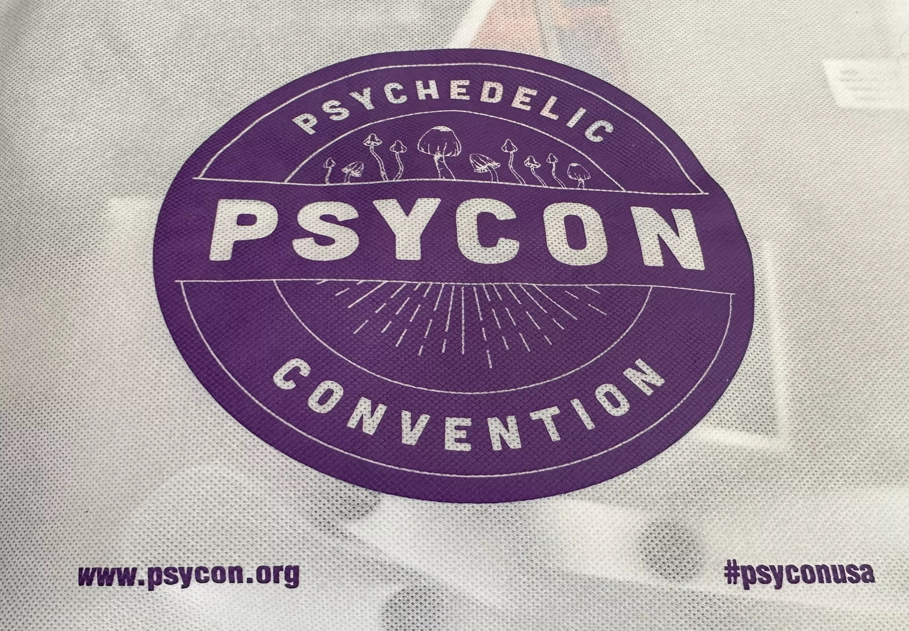 Denver PsyCon psychedelic expo bag