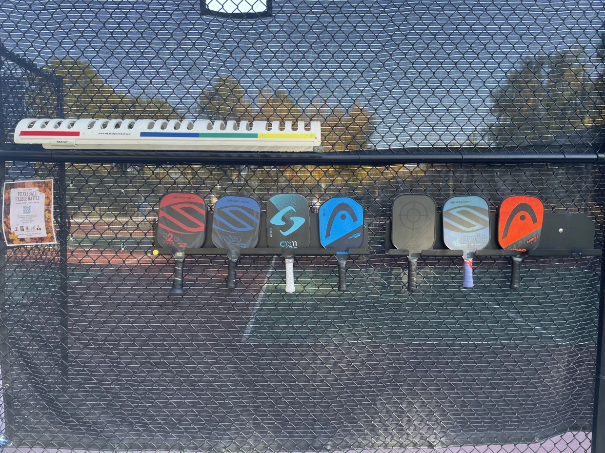 Pickleball courts at Eisenhower Park.