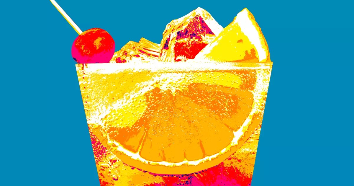 cocktail with fruit