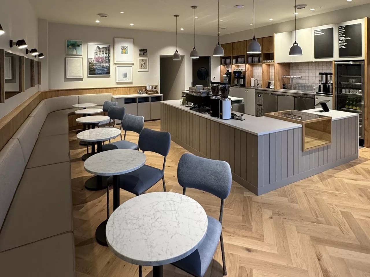 interior of a coffee shop