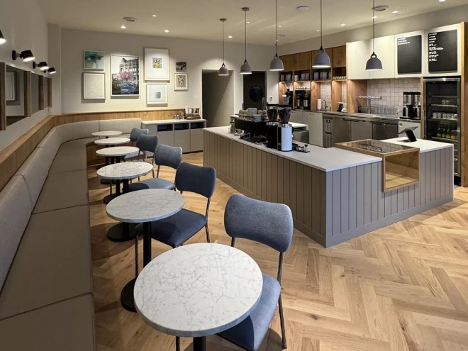 interior of a coffee shop