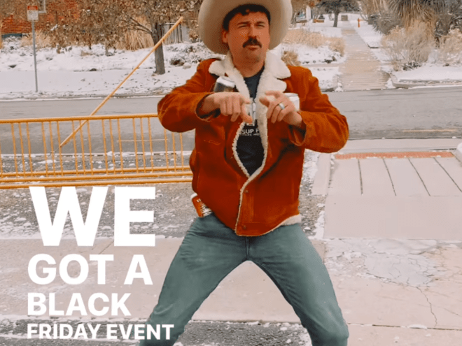 man in a cowboy hat