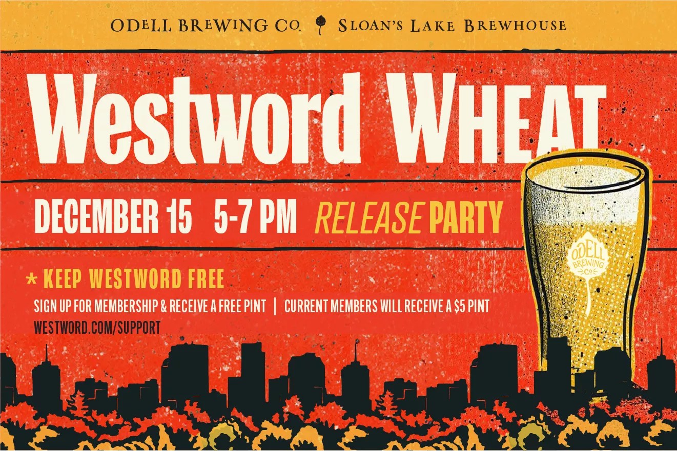 Red graphic with gold and white text