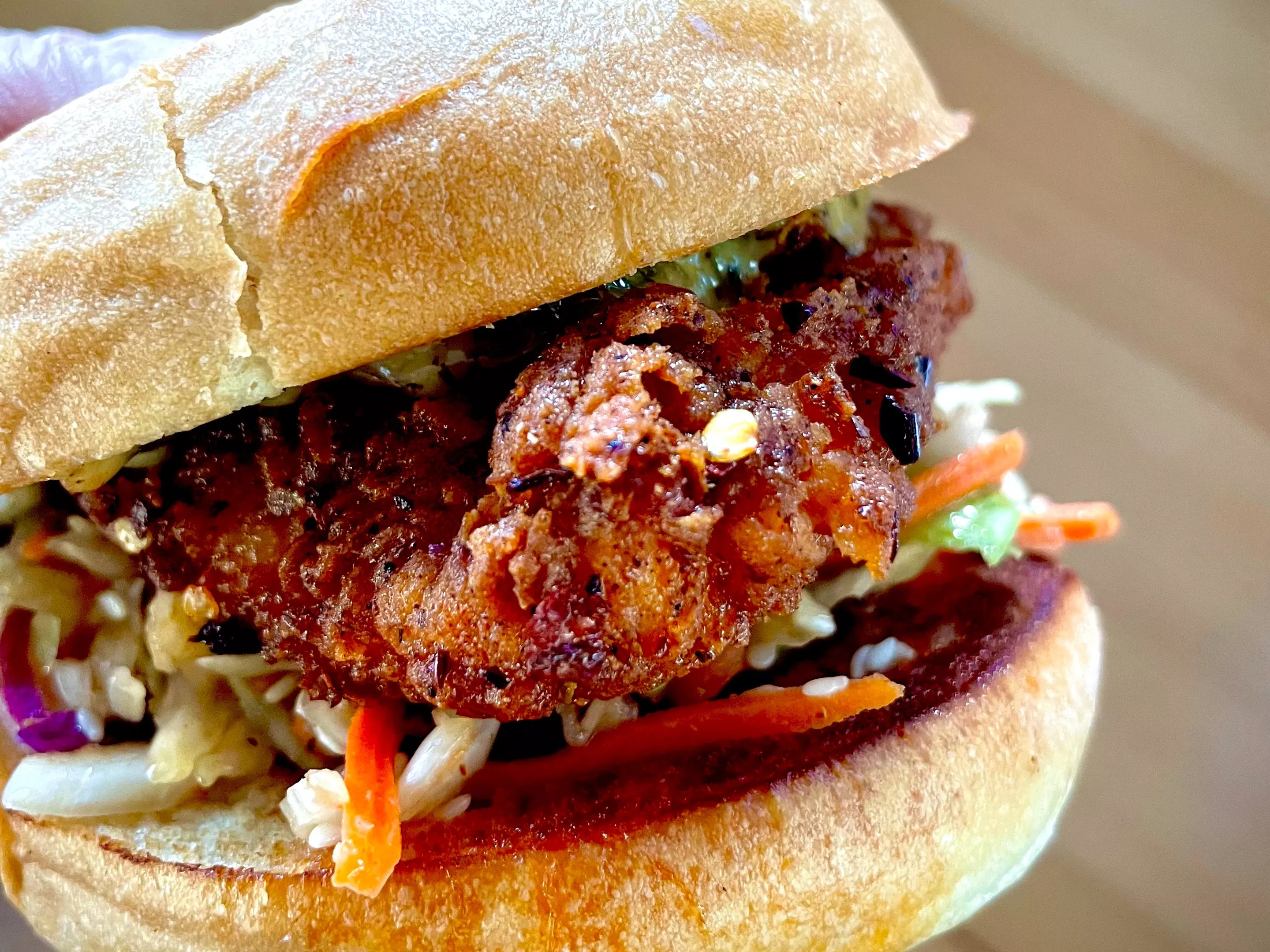 a fried chicken sandwich
