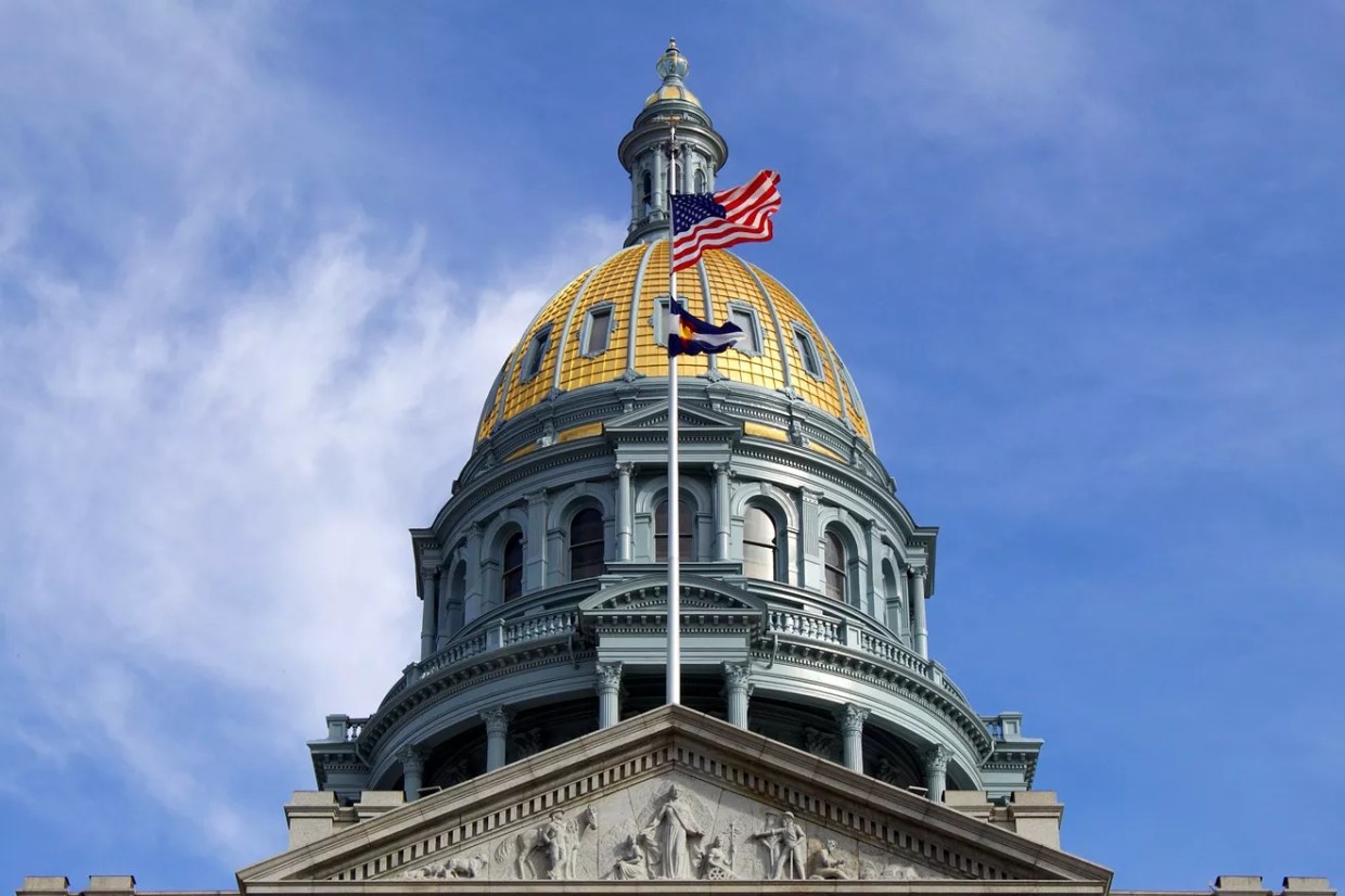 capital dome against blue sky