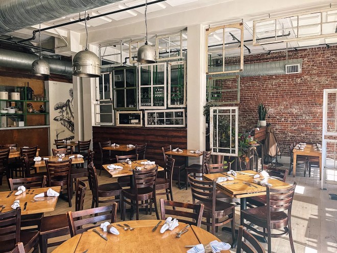 interior of a restaurant