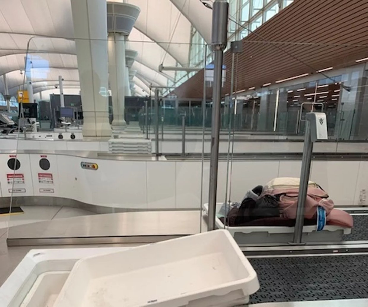 Denver airport screening system.