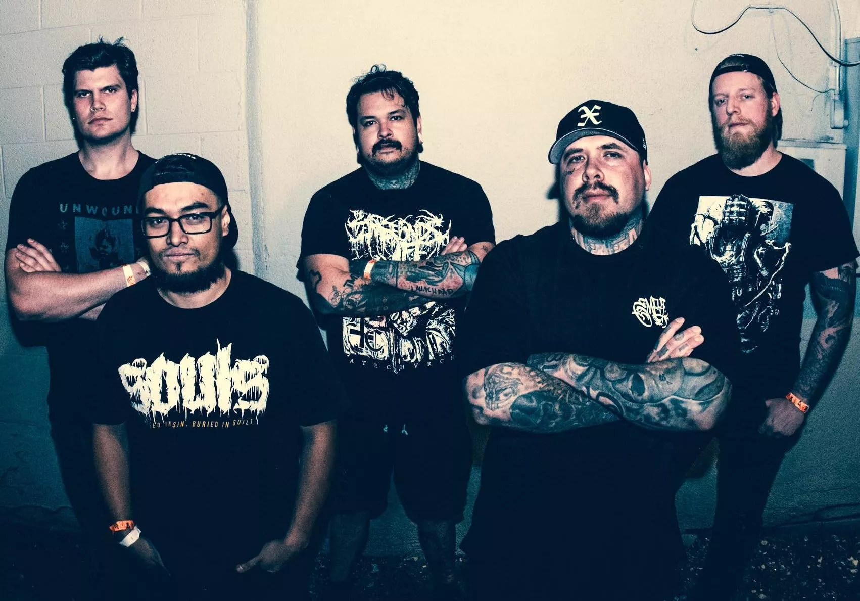 band poses for a photo