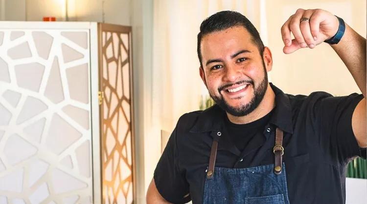 man in apron