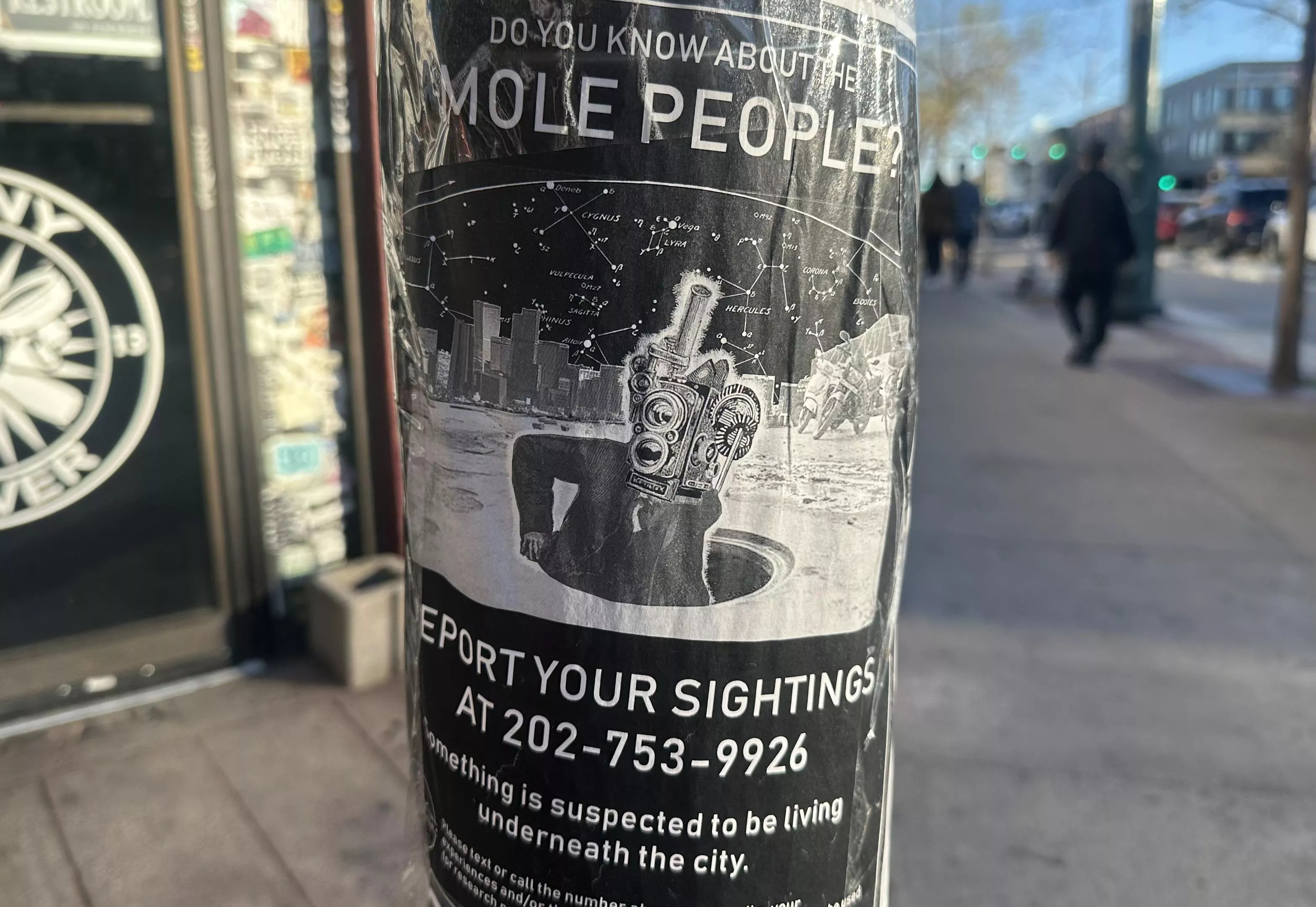 Mole people flyer in Denver