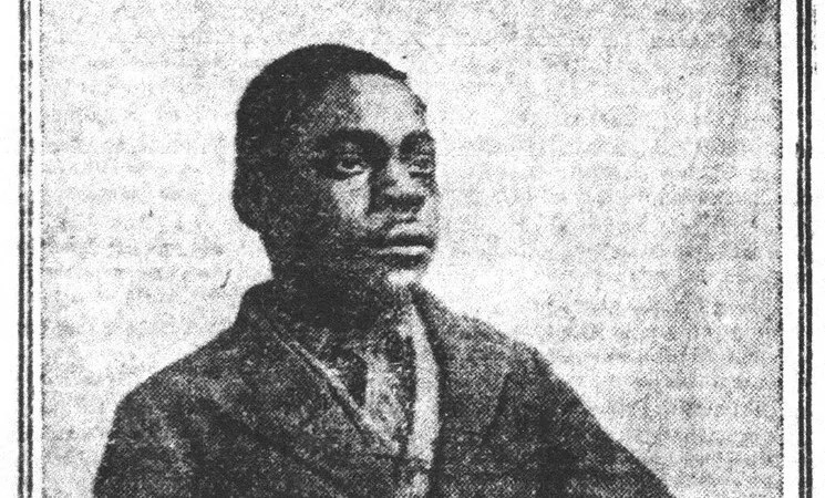 old photo of young black man