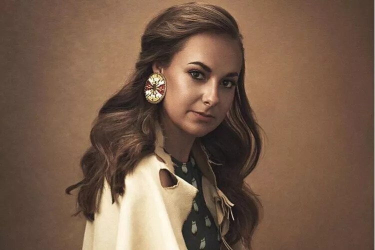 woman in Indigenous dress