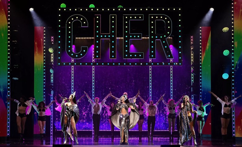 photo of actors on stage in the musical called the cher show