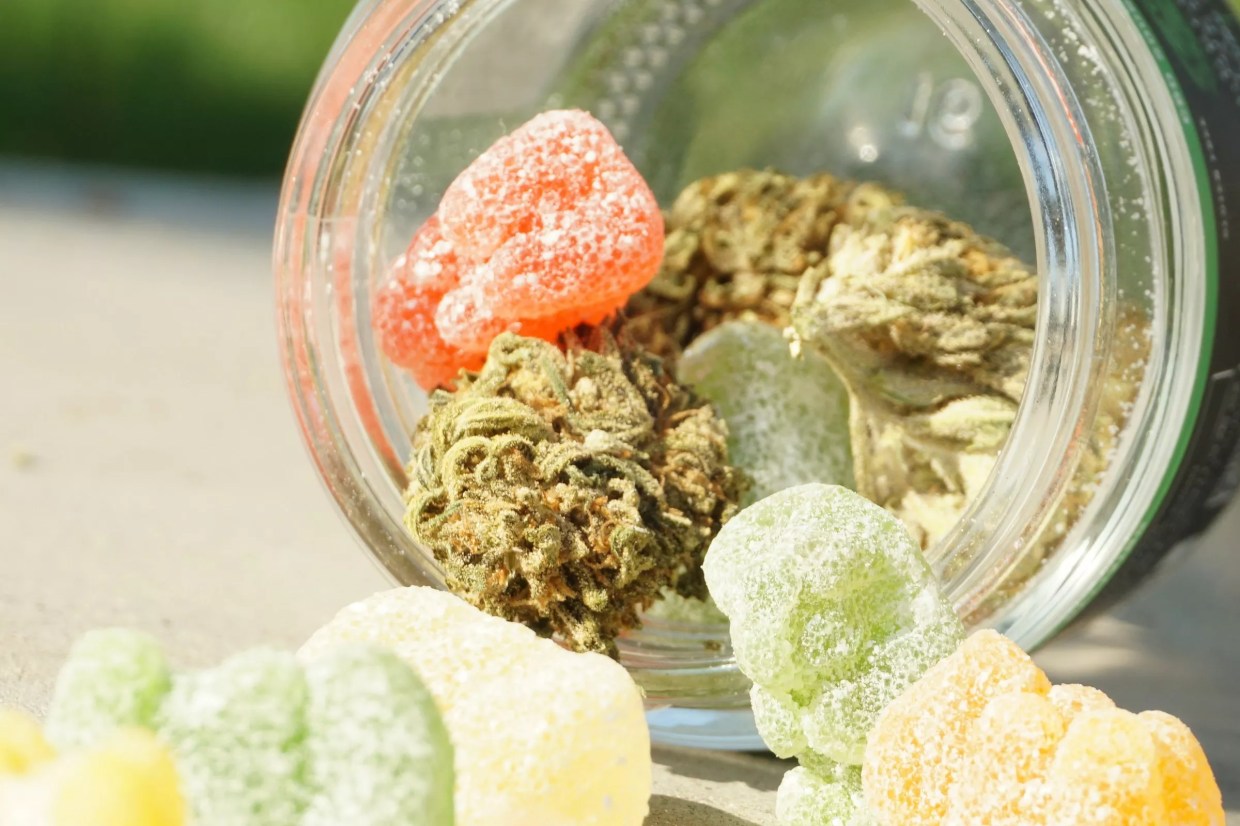 Cannabis flower and THC gummies