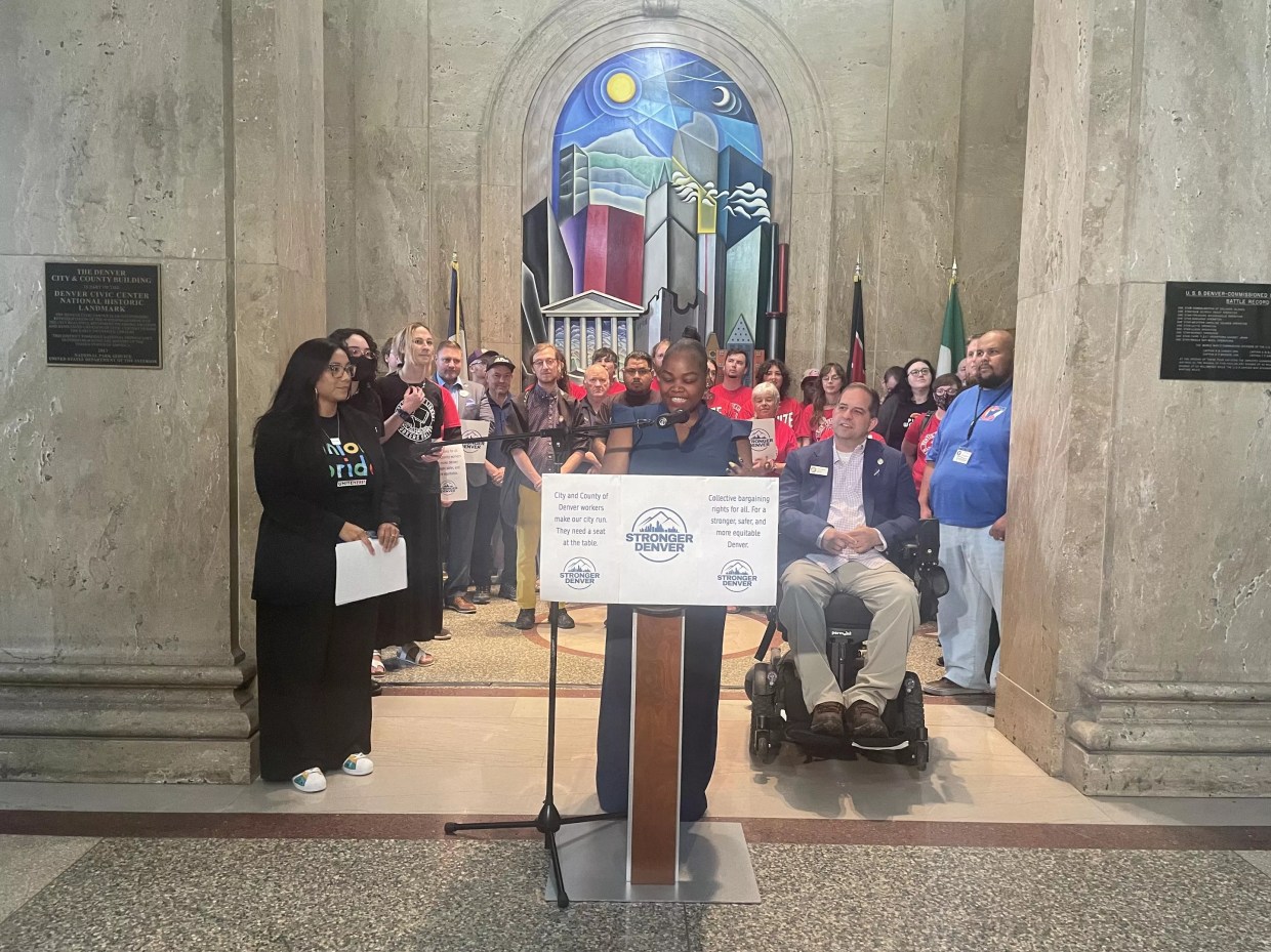 City hall rally in Denver