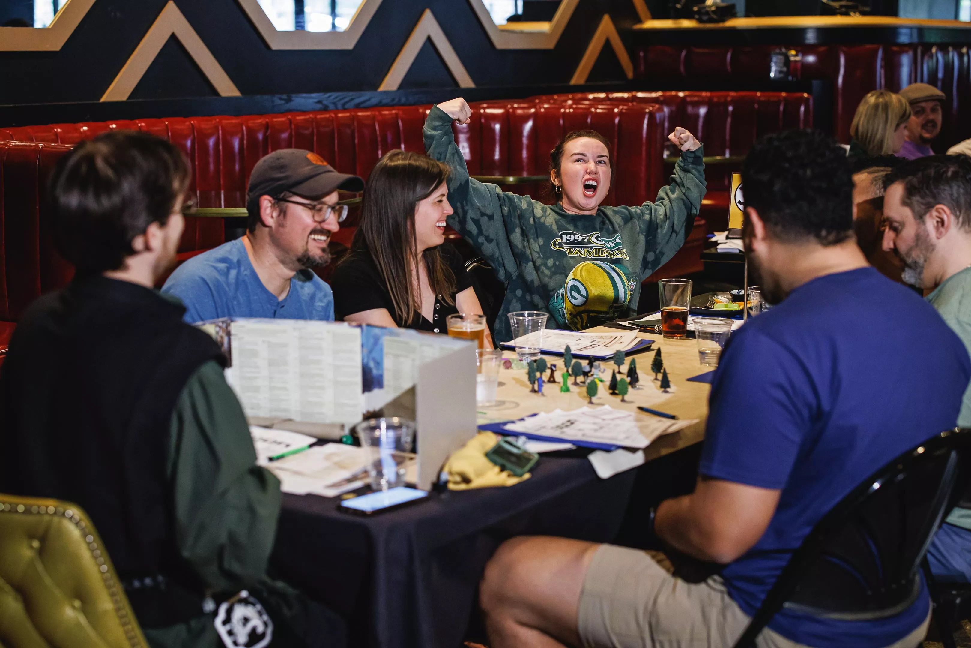 Playing Dungeons & Dragons at the Alamo Drafthouse movie theater in Denver