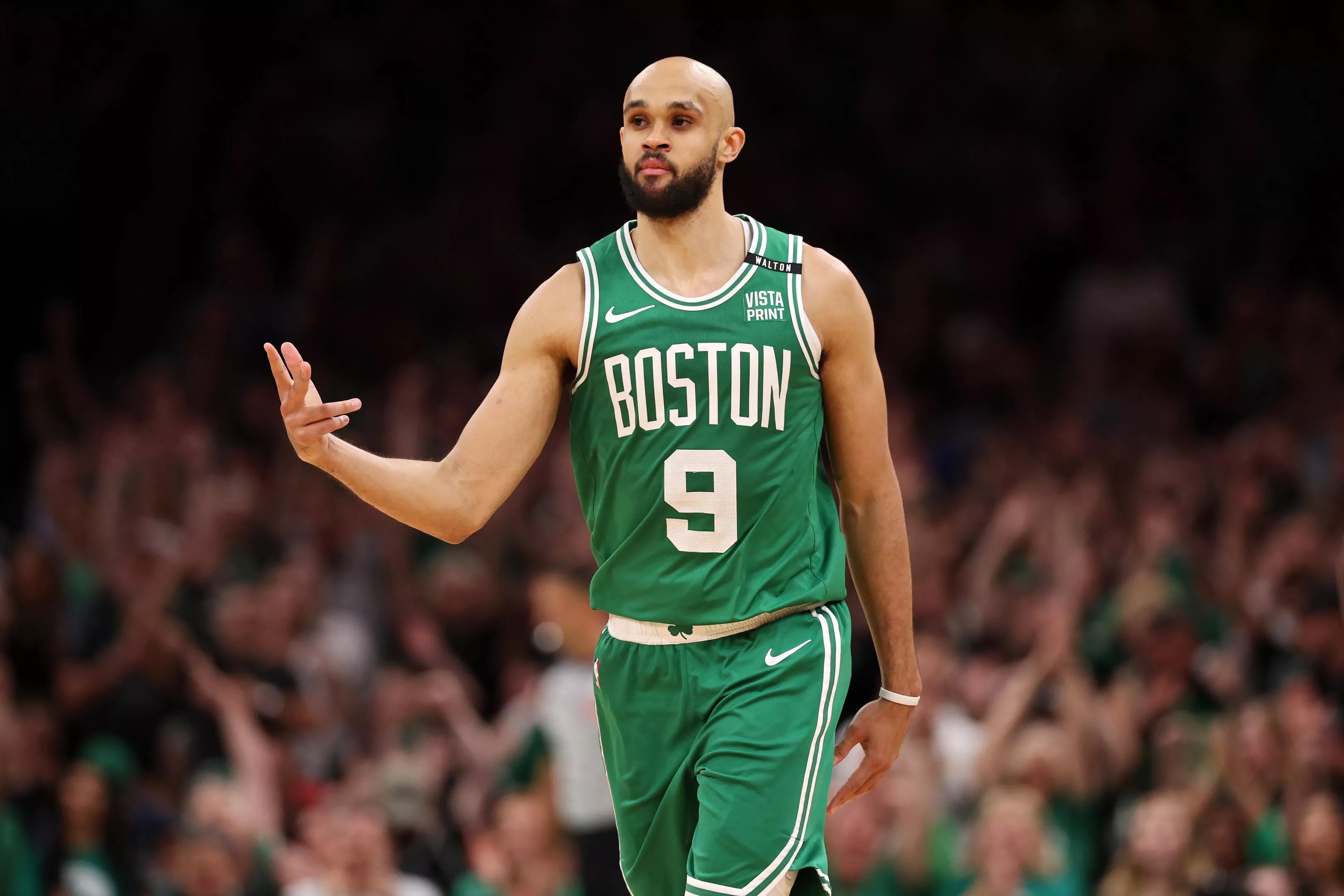 Derrick White of the Boston Celtics