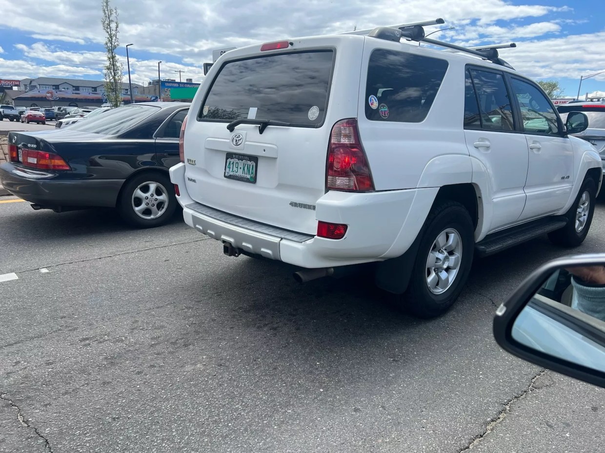 car with expired plantes