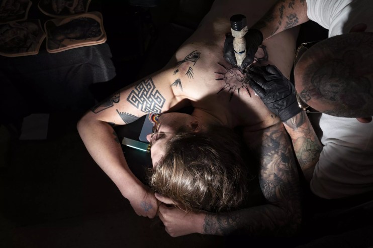 Hundreds of tattoo artists from around the United States had booths for festival attendees to get fresh ink.