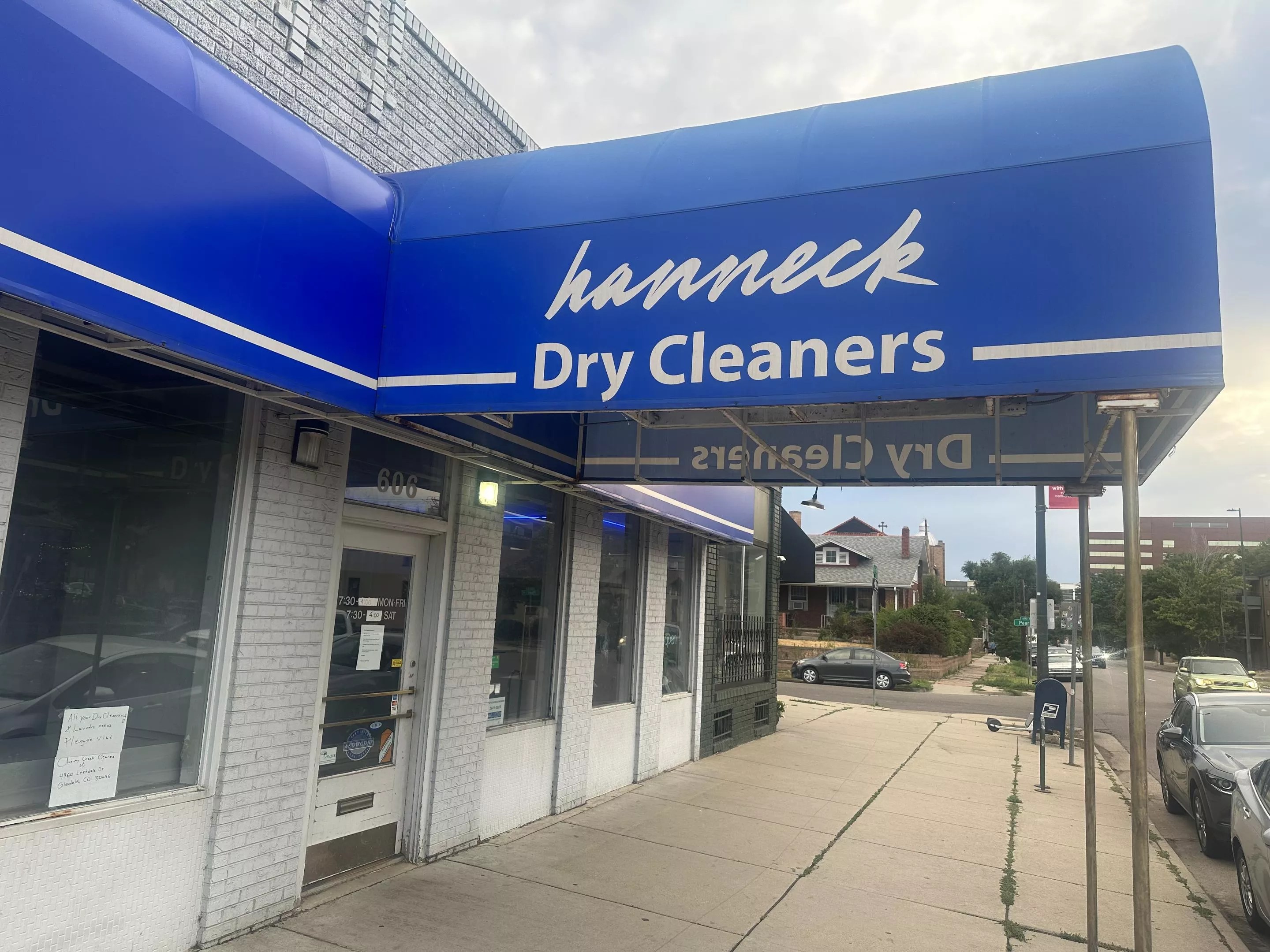 Dry cleaner storefront