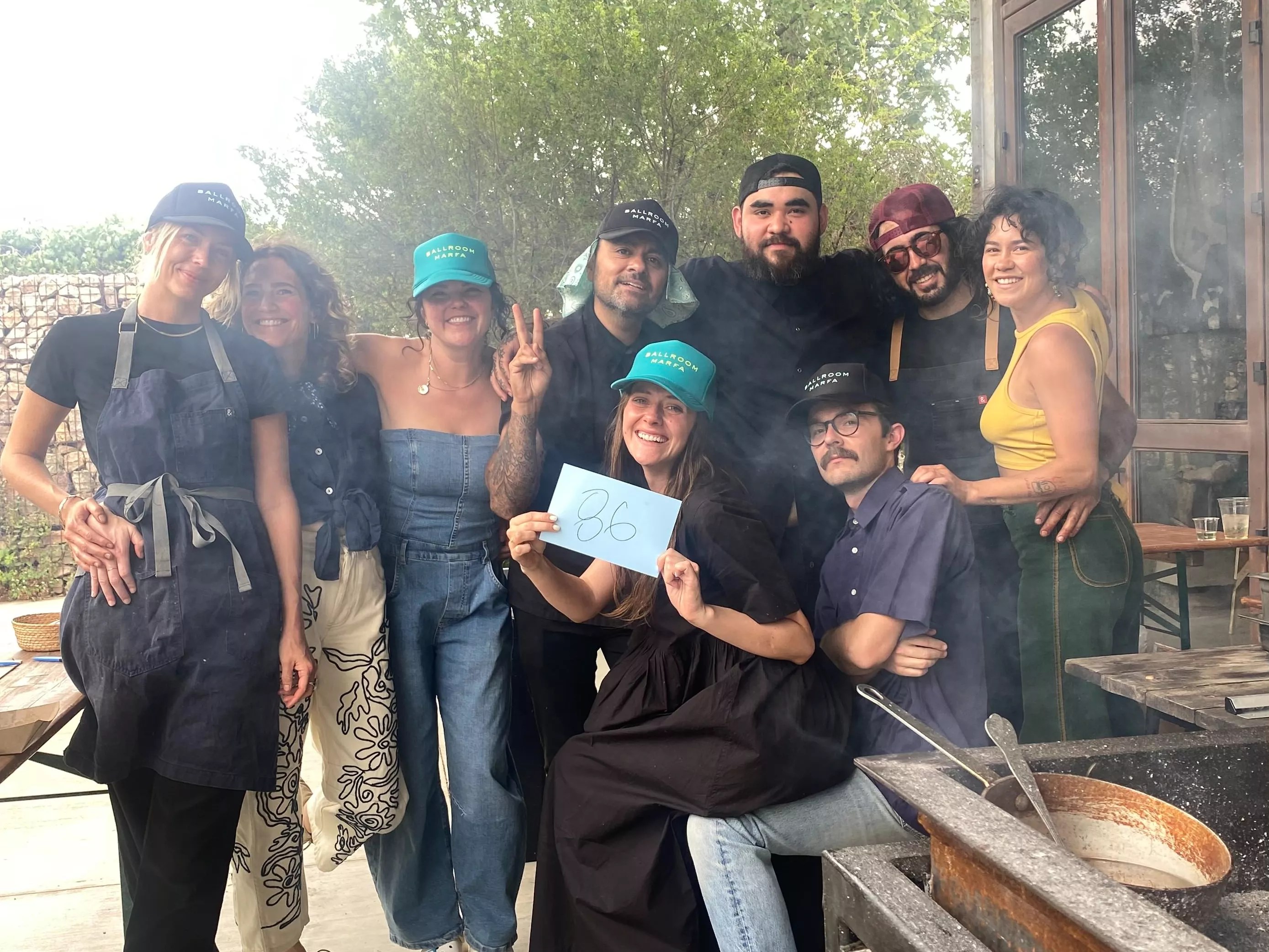 group of people posing