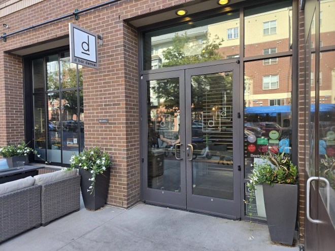 outside of storefront restaurant