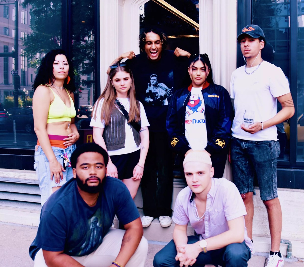 Ego n friends at the Westword office on August 1