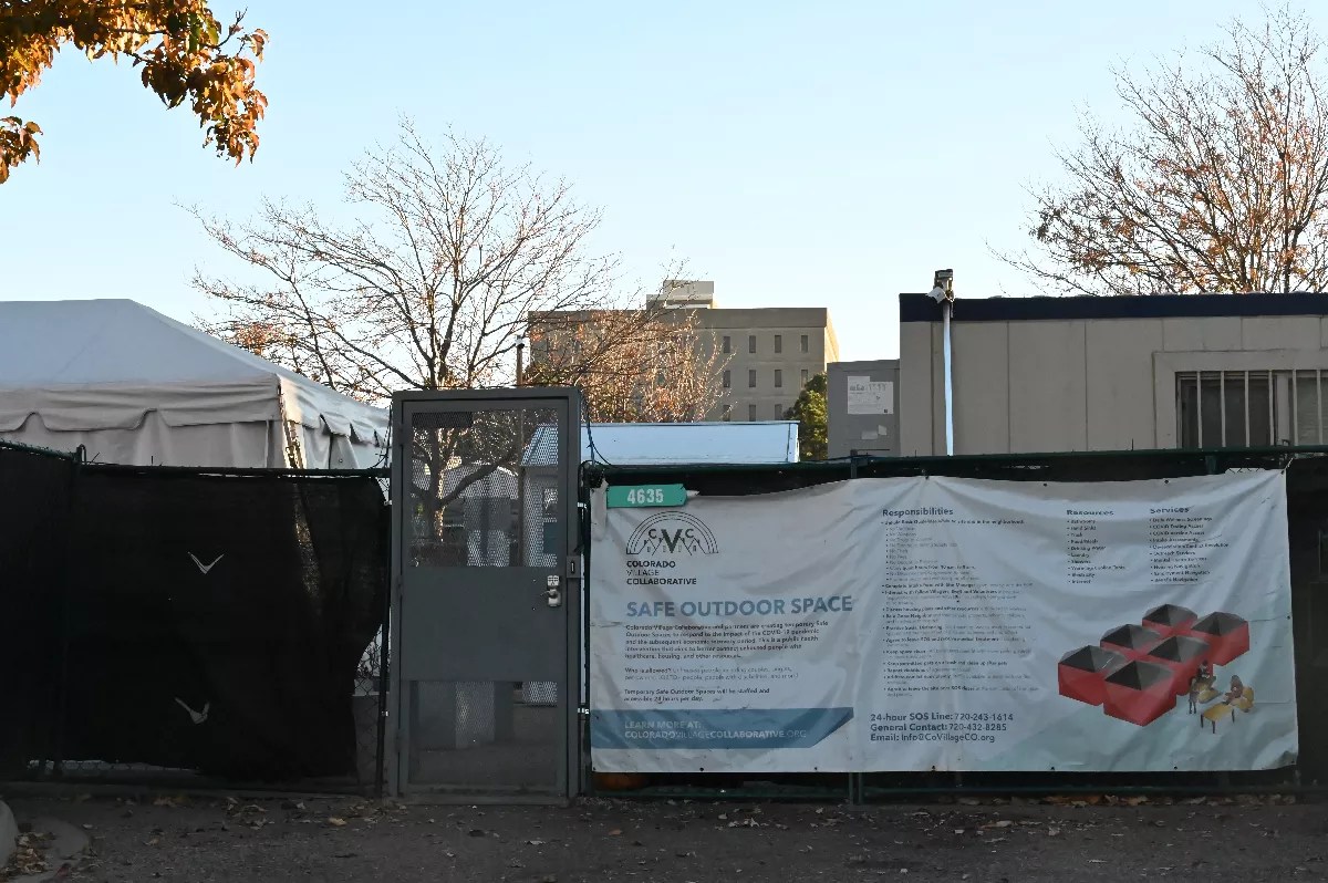 Denver homeless site in Montbello