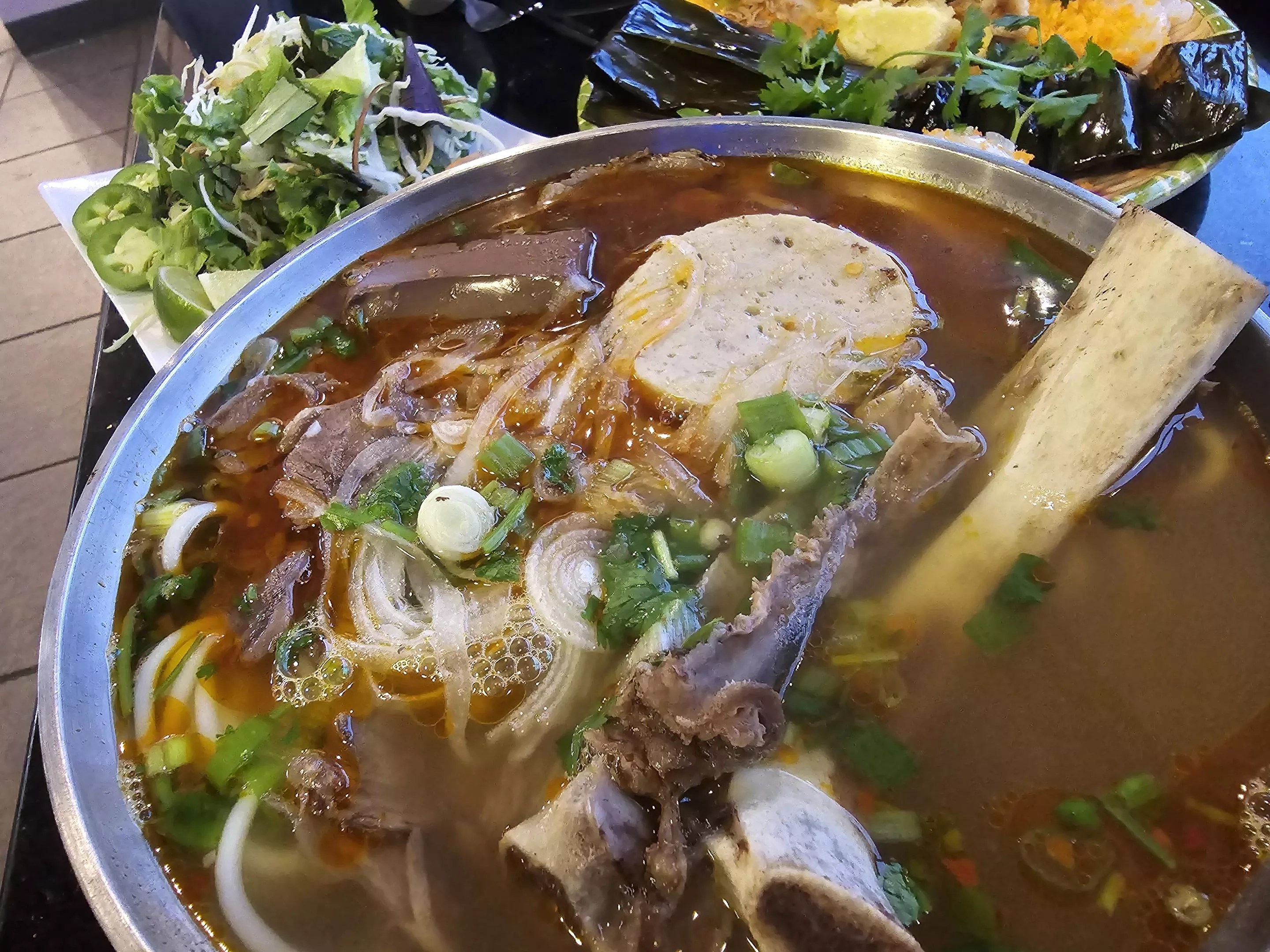 bowl of bo bun hue