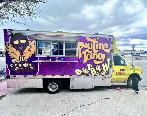 purple food truck