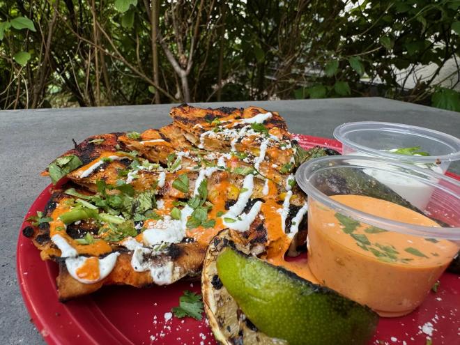 a quesadilla