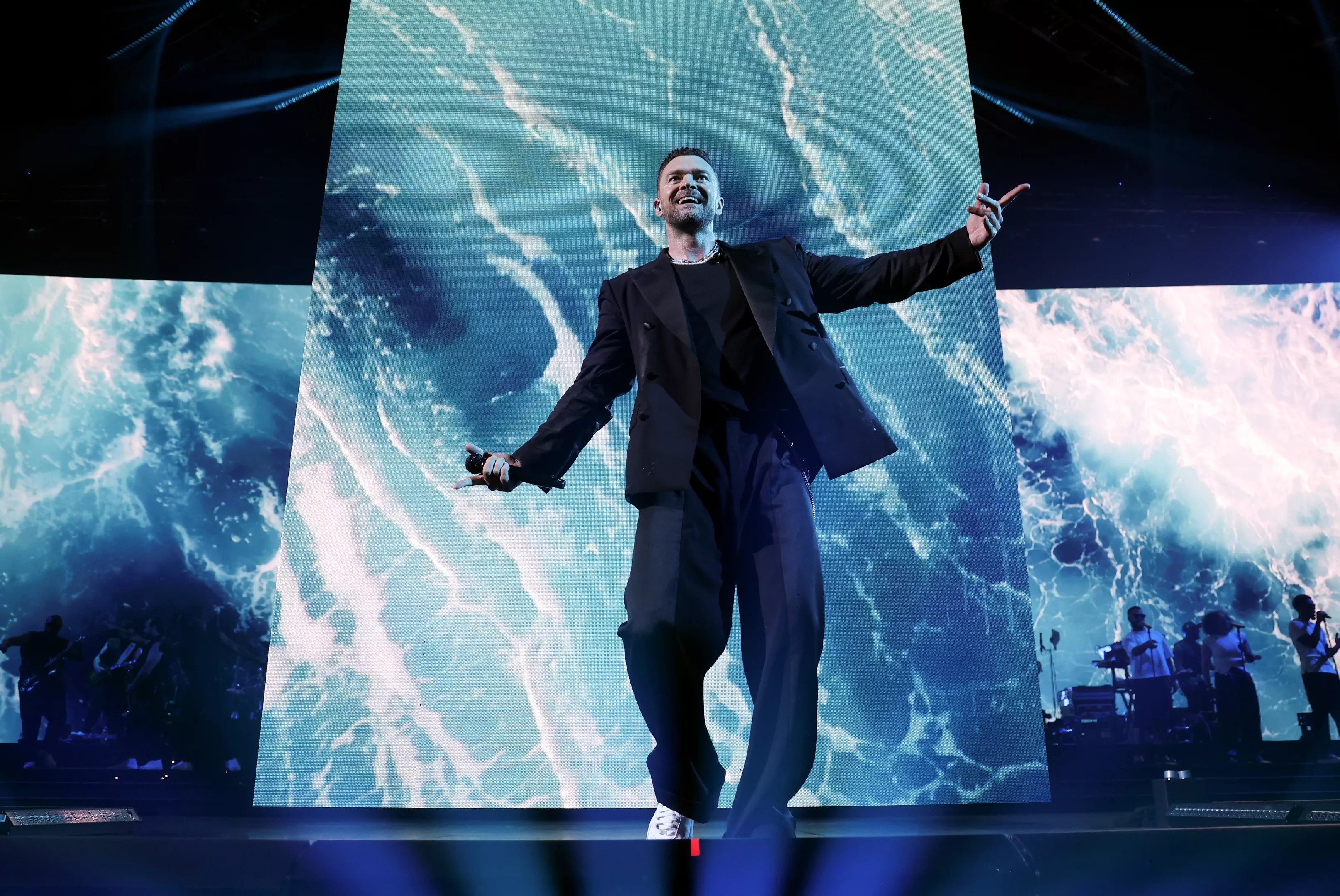 Justin Timberlake on his world tour.