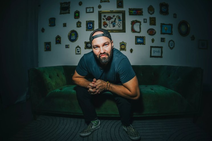 man sitting in a chair