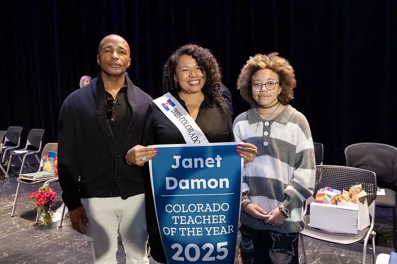 Teacher of the year award ceremony