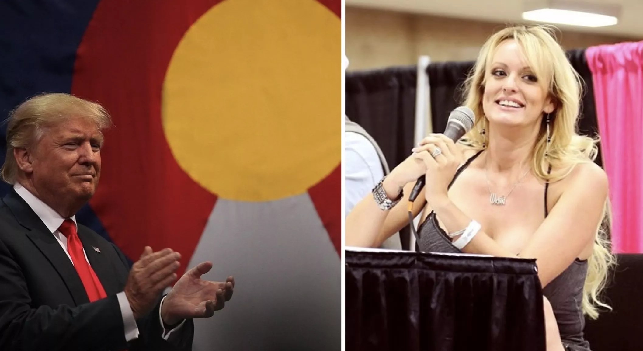 Donald Trump and Stormy Daniels