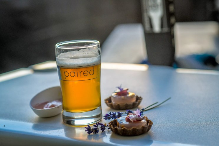 Beer and food pairing.