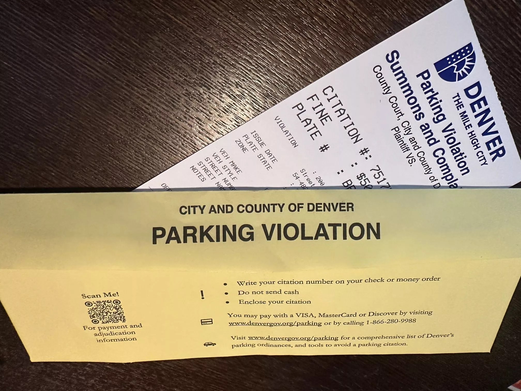 parking tickets