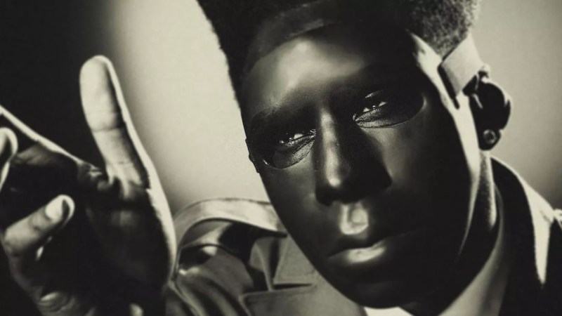 photo of tyler the creator in a mask