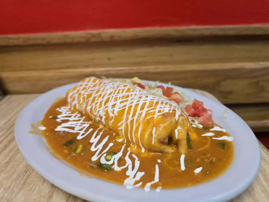 smothered burrito