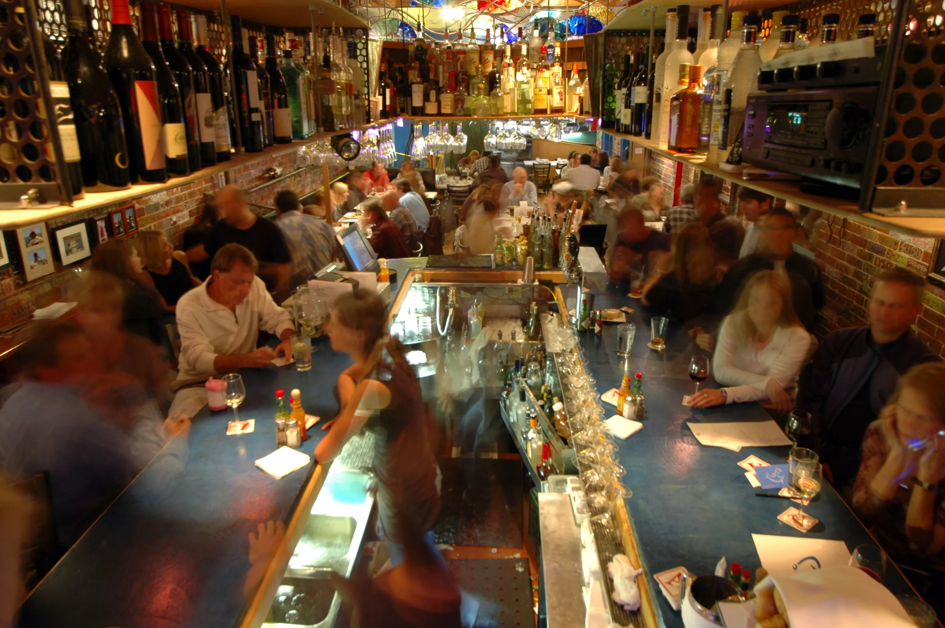 people inside a busy restaurant