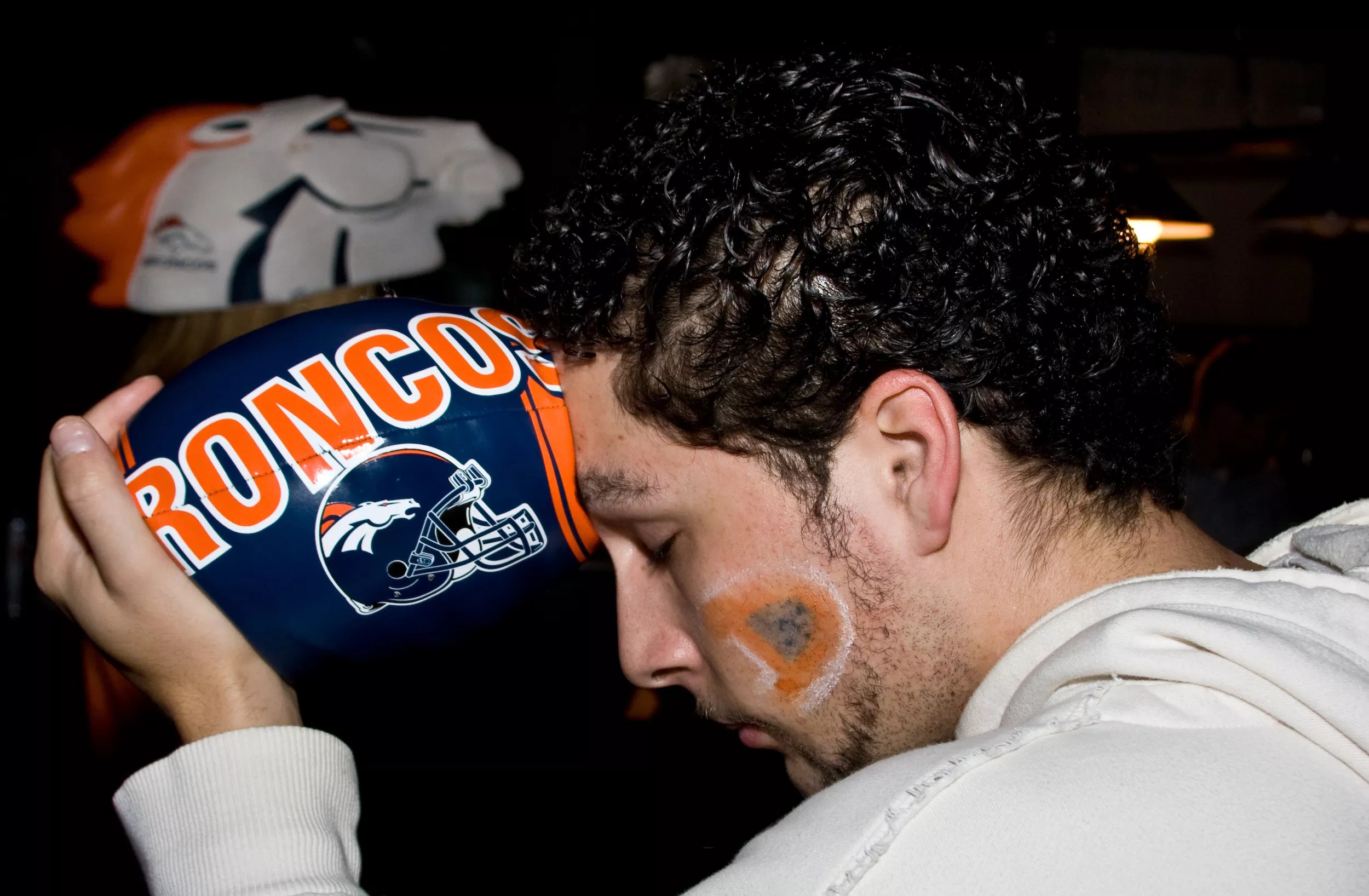 sad denver broncos fan