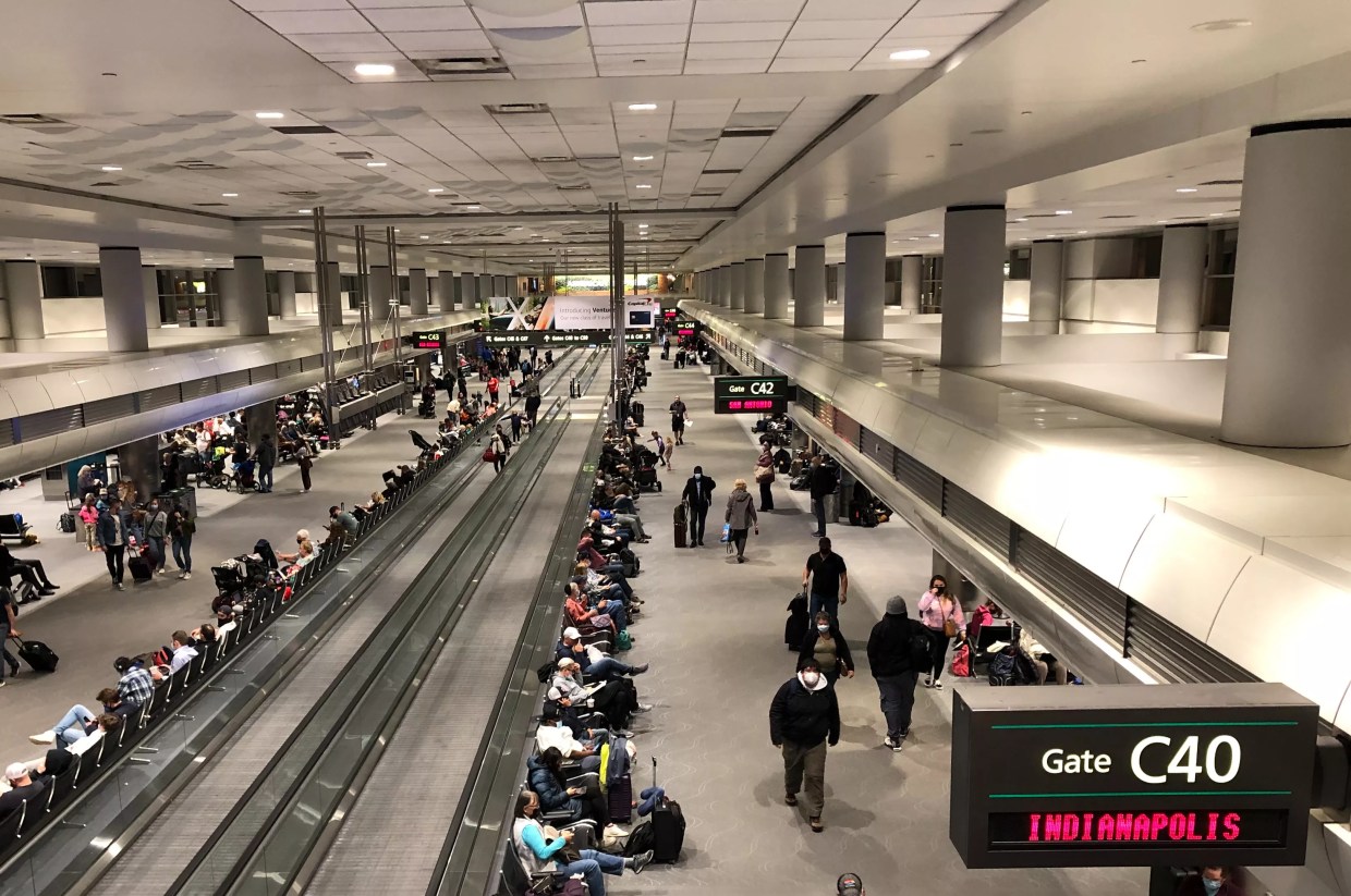 Denver airport terminal