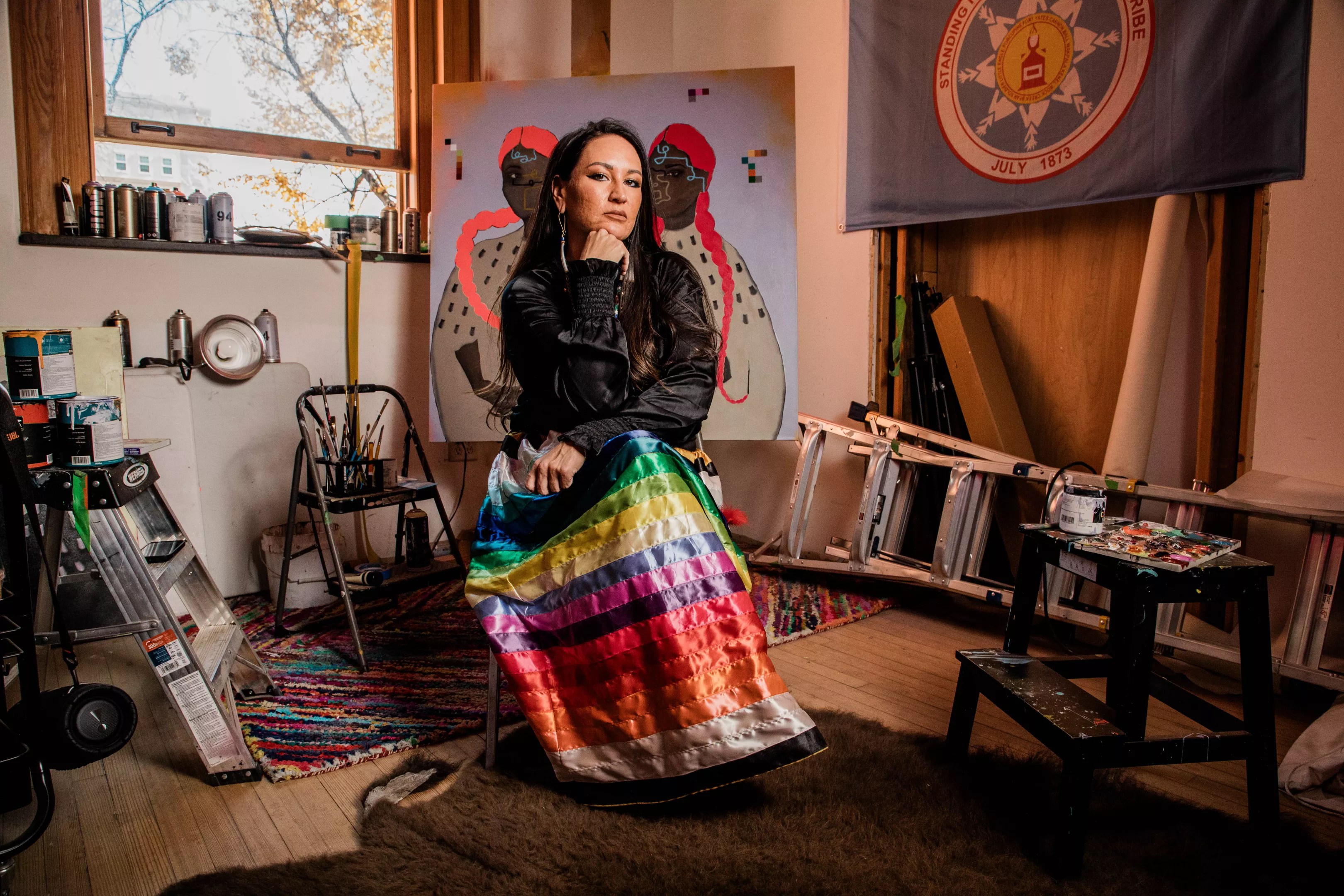 Danielle SeeWalker in her studio.