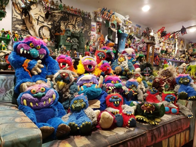 Rows of toys in the Gnarly ToyBox